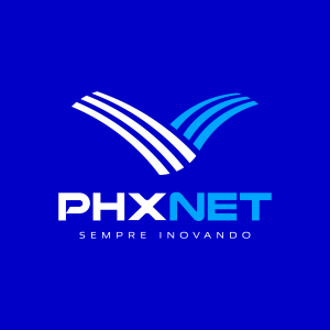 PHXNET - LOGO - FUNDO AZUL